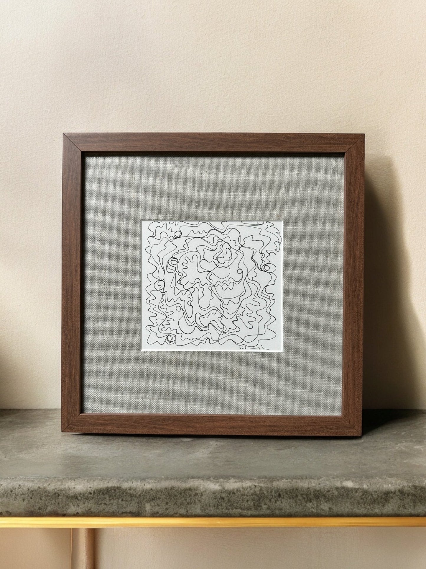 Scribble Faces - Wayne Cunningham - 1075 - The Artful