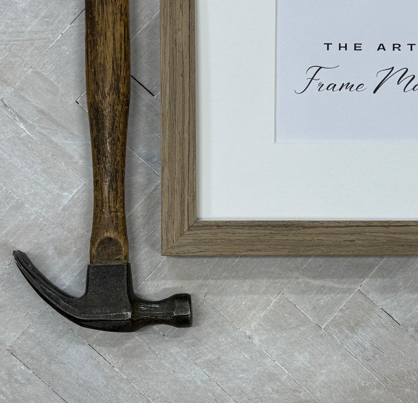 Woodland Brown Natural Wood Picture Frame with Mat
