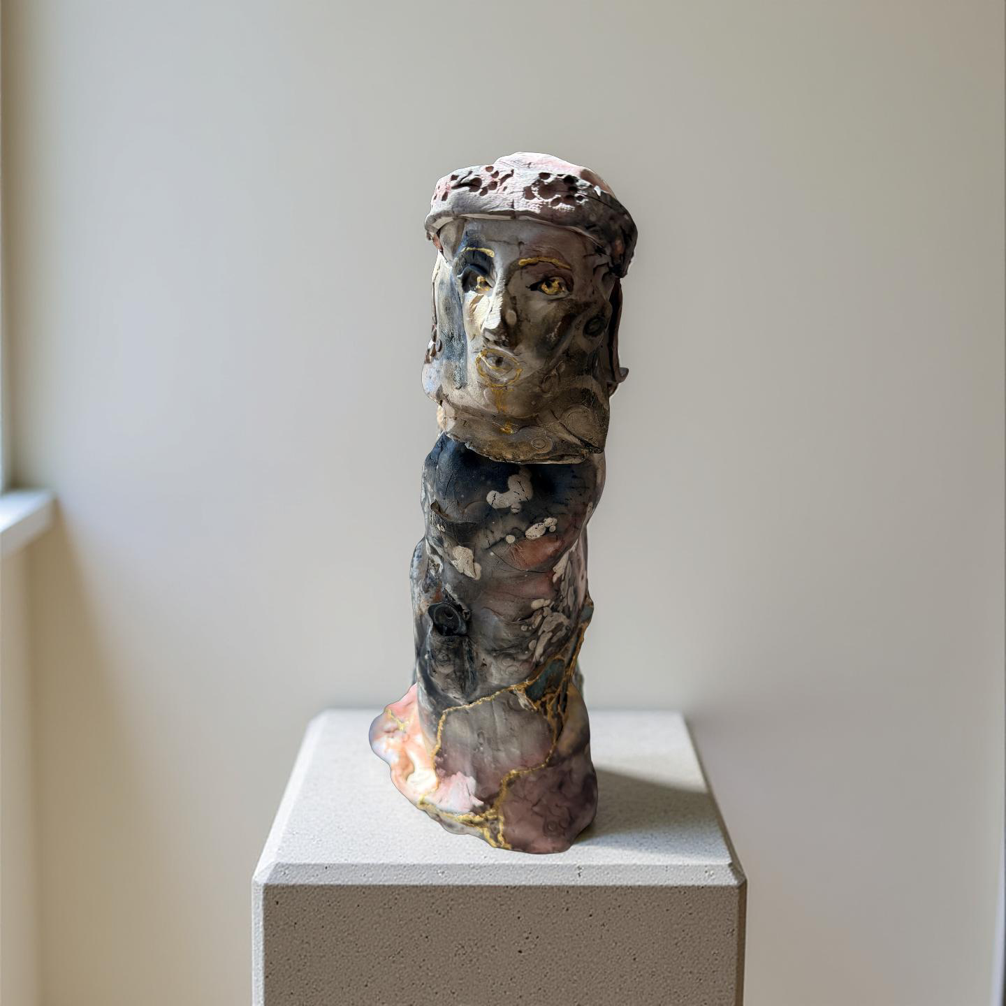 Glory carries 23 poppies - Sculpture #2005 - In Gallery Purchase only