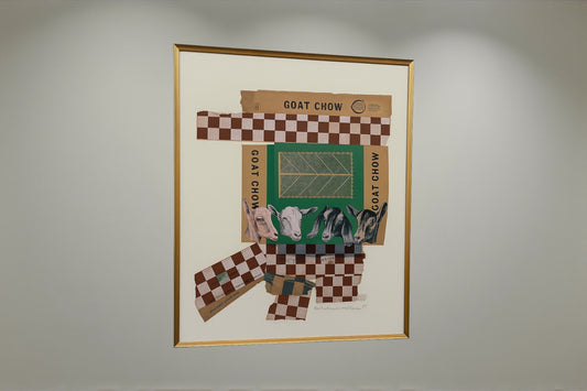Robert Rauschenberg - Goat Chow (from the Chow Bags suite), 1977  #1421