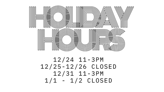 Holiday Hours 25' - The Artful