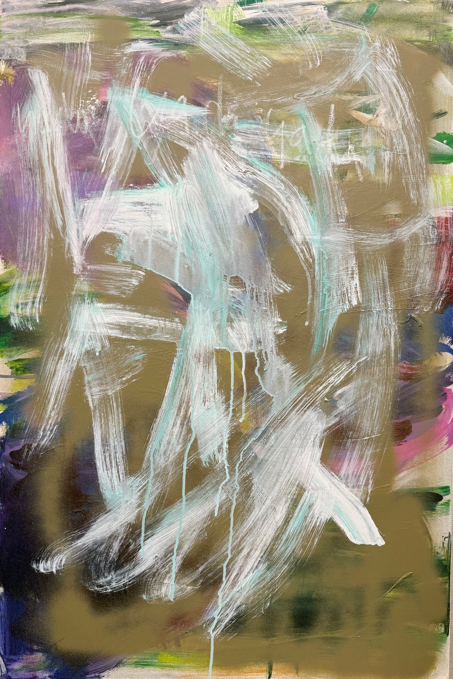Yada Yada Yada - Angela Reed - Mixed media on canvas #1425