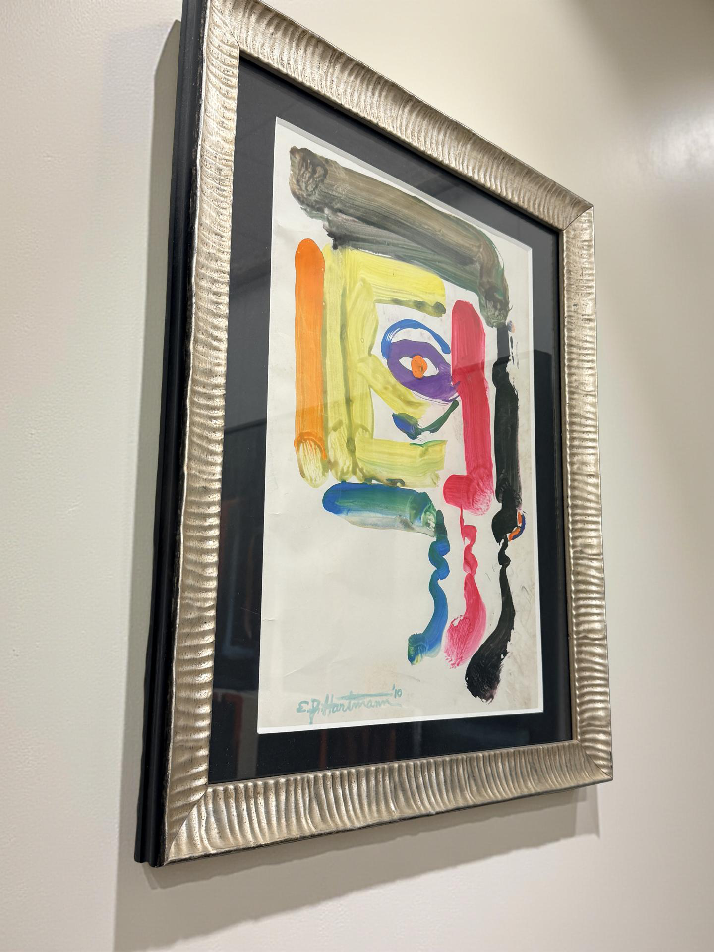 Many Faces - Ed Hartman  - Mixed Media on Paper #1420