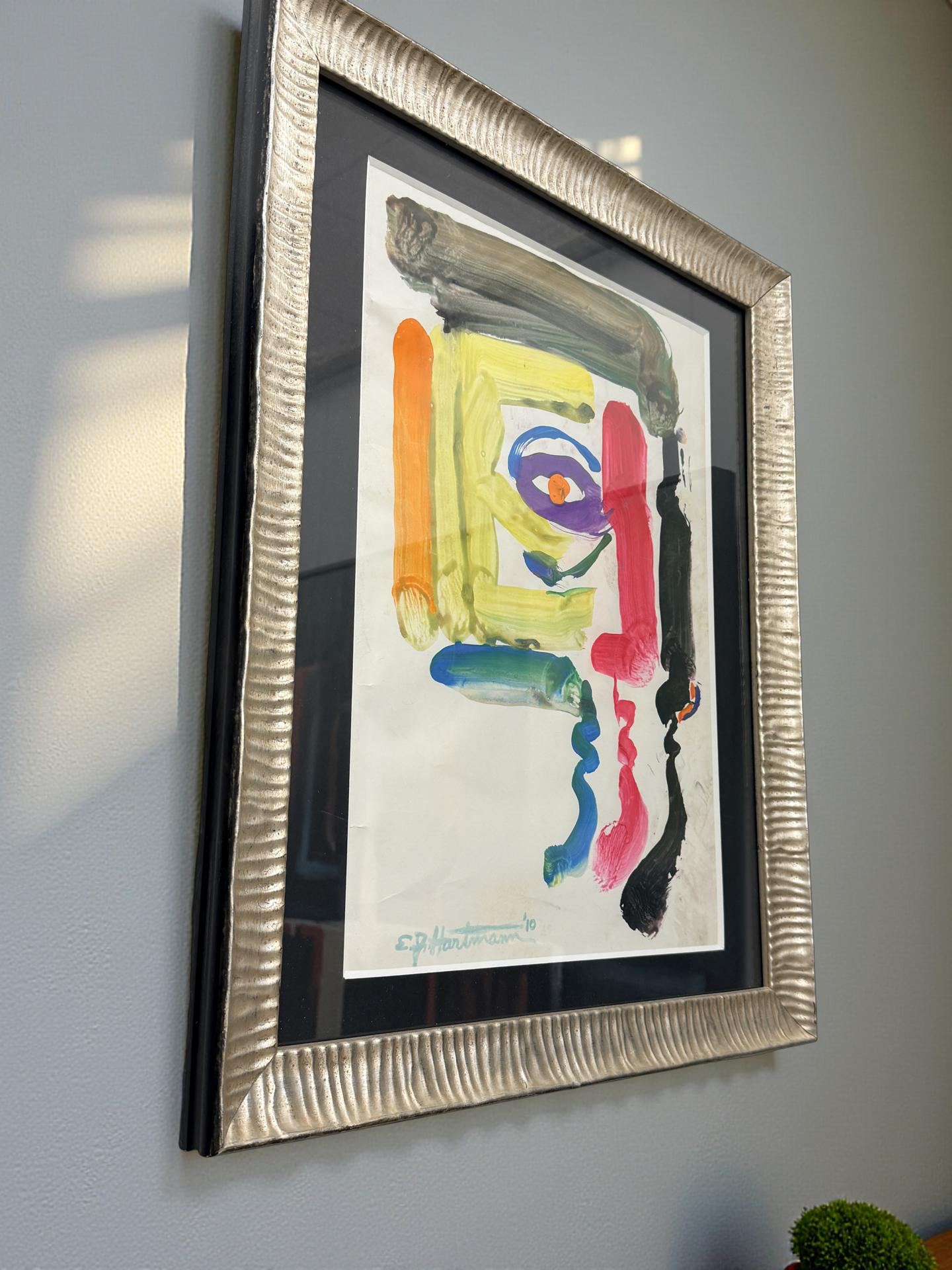 Many Faces - Ed Hartman  - Mixed Media on Paper #1420