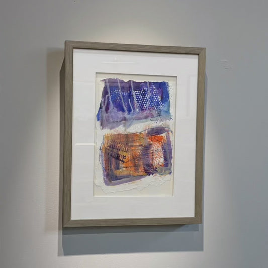 Veins of color - Angela Reed - Mixed media on paper #1419